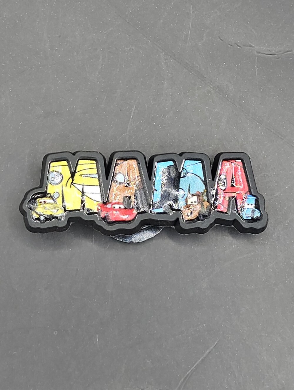 (5/$15) Mama font In Disney Cars Croc Charm